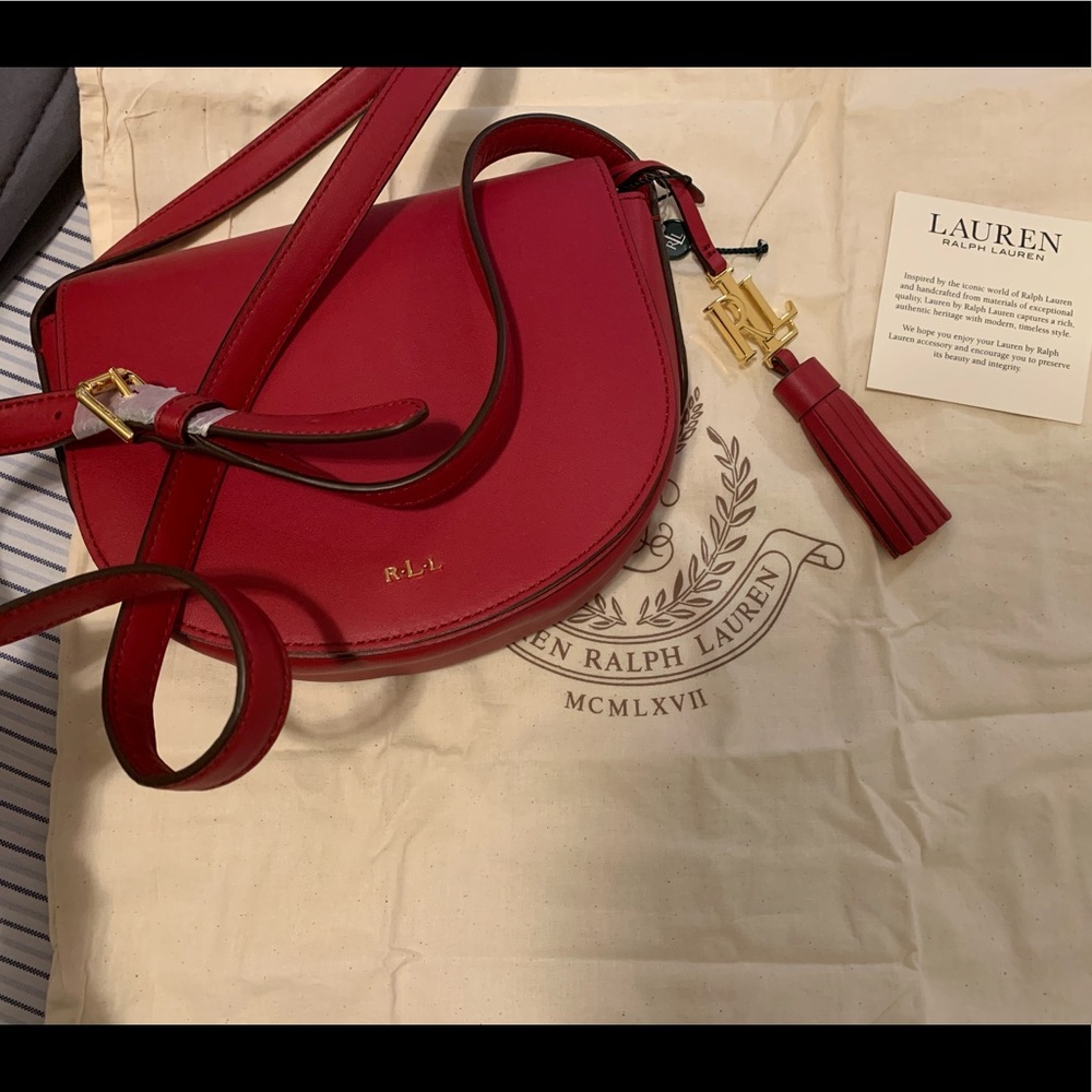 Ralph Lauren Red Crossbody purse
